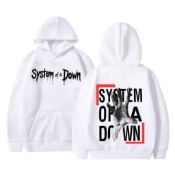 System of A Down Double Sided Print Hoodie Men Women Rock Vintage Fleece Sweatshirt Men's 90s Alternative Metal Merch Pullover
