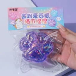 Cat Paw Taba Squishy Toy – Ultra-Soft Stress Relief Squeeze Toy with Quick Recovery, Cute Cat Paw Design, Mix Colors