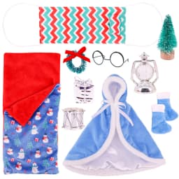 Christmas Doll Accessories Set For Babi 30 CM Doll Clothes Dress For Elf Doll,Toys For Girls,Free Shipping,Christmas Gift
