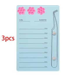 Eyelash Extension Scale Holder Magnetic Acrylic Lash Board With Glue Pallet Cup False Eyelashes Pad Lash Makeup Tools Wholesale
