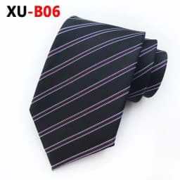 Polyester Jacquard Necktie 8 Cm Stripe Tie Business Casual Plaid Corbatas for Wedding Party Men Accessories Valentines Gift