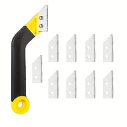 Tile Grout Saw Grout Removal Tool, Angled-Design Grout Hand Saw for Tile Cleaning, Removing Paint and More