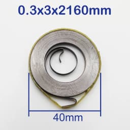 Flat Spiral Coil Constant Force Springs Various Sizes
