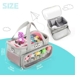 For Toniebox StarterCarrying Bag Portable Organizer Bag With Shoulder Strap And Handle Bar Collectibles Bags
