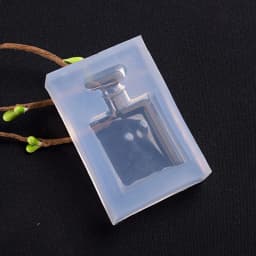 New 1PCS Perfume Bottle Charms UV Resin Liquid Epoxy Silicone Combination Molds for Necklace Making Jewelry