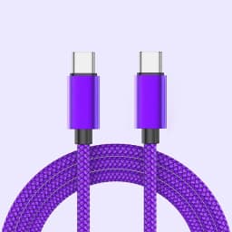 Nylon Data Cable Fast Charger USB A to Type C Charging Cable For Huawei Samsung Android Phone TypeC Charging Device 1M 2M 3M