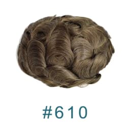 Man Human Hair 80%Density Ultra Thin 0.02mm Full Skin PU New Men Toupee Grey White 1B80 60R# Male Hairpieces Capillary Prosthes