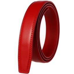 High Quality 3.0-3.1cm Width No Holes Leather Belt Without Automatic Buckle Luxury Brand Mens Ratchet Belts Black Brown