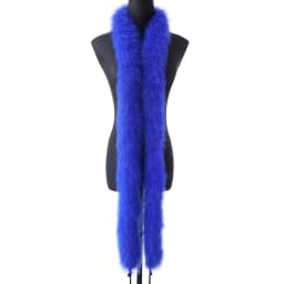 50 Grams Soft Leather Powder Turkey Feather Boa 2 Yards Natural Turkey Plumes Scarf for Party Costume Clothing Shawl Decoration