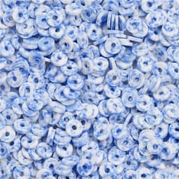 350Pcs/Lot 6mm Flat Round Polymer Clay Beads Loose Spacer Beads for Jewelry Making DIY Needlework Bracelet Necklace Earrings