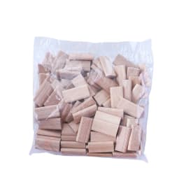 50Pcs Domino Solid Wood DIY Stripes Tenon Biscuit Joinery Beech Wood Nail Cork Block Wood Board Furniture Butt Tool For Woodwork