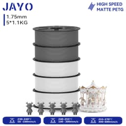 JAYO 3D PETG/ High Speed Matte PETG / PLA Classic Printer Filament 1.75mm 3D Printer Filament 5.5KG Neatly Wound PETG for 3D