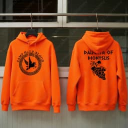 Camp Half Blood Hoodies Fall Winter Half Camp Game Men Women Orange Pullovers Percy Jackson Daughter Halloween Men Sweatshirt