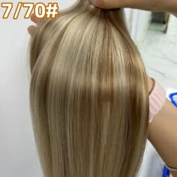 Bulk Hair 100% Real Human Hair Machine Made Virgin Remy Straight Hair Bulk 18-30inch 100g Natural Blonde Hair Extension No Weft