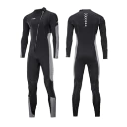 3MM Neoprene Wetsuit Men Diving Long Sleeve Scuba Diving Snorkeling One-piece Surfing Fishing Thermal Swimwear Surf Suits
