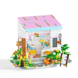 194PCS City Building Blocks Sets Kits Friends House Bedroom Kitchen Model 3 IN 1 Deform Brinquedos Educational Toys for Girls