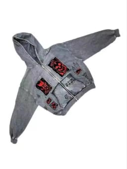 American Street Style Vintage Hoodie Thickened Patchwork Loose Fit Hooded Sweatshirt Women's Streetwear Fashion Long Sleeve