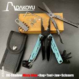 DAKOYU-Multi-functional Swiss Tool with Whistle, Outdoor Pliers, DKShadow Available In Multiple Colors, Outdoor Camping Equipmen