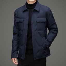 Men's 50% White Duck Down down coat 2026 winter turndown collar warm Down Jackets men fashion light and thin Jacket M-4XL