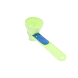 Creative Flling Coffee Scoop Funnel Plastic Reusable Sliding Scoop Funnel 2 in 1 Sliding Design Measuring Spoon Kitchen Gadgets