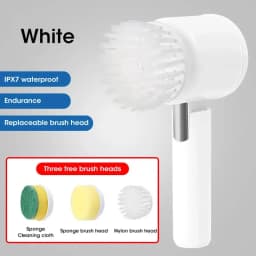 Multi-functional Electric Cleaning Brush for Kitchen and Bathroom - Wireless Handheld Power Scrubber for Dishes, Pots, and Pans