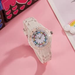 Children Kids Waterproof Shockproof Durable Silicone Strap Quartz Watches for Boys Girls Soft Sports Student Gift Color Option