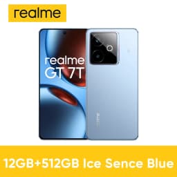 Realme Gt 7t 5g Smartphone New Mediatek 8400-Max, 7000 Mah Titan Battery, 120W Ultra-Fast Charging and 6.8-Inch 120Hz Display. Global Version