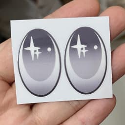 38cm Mokoko Eye Stickers For Labu Eye Makeup Color False Eyelash Customization Gorgeous And Exquisite Periphery Stickers