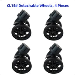 Universal Wheel Luggage Tool Box Wheel Bag Accessories Travel Suitcase Foot Wheel Luggage Carryon Spinner Wheel Removal