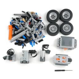 DIY Remote Control Four-wheel Drive Vehicle Building Blocks Compatible Spray Motor Chassis Car Puzzle MOC Bricks Toys Boys Gifts