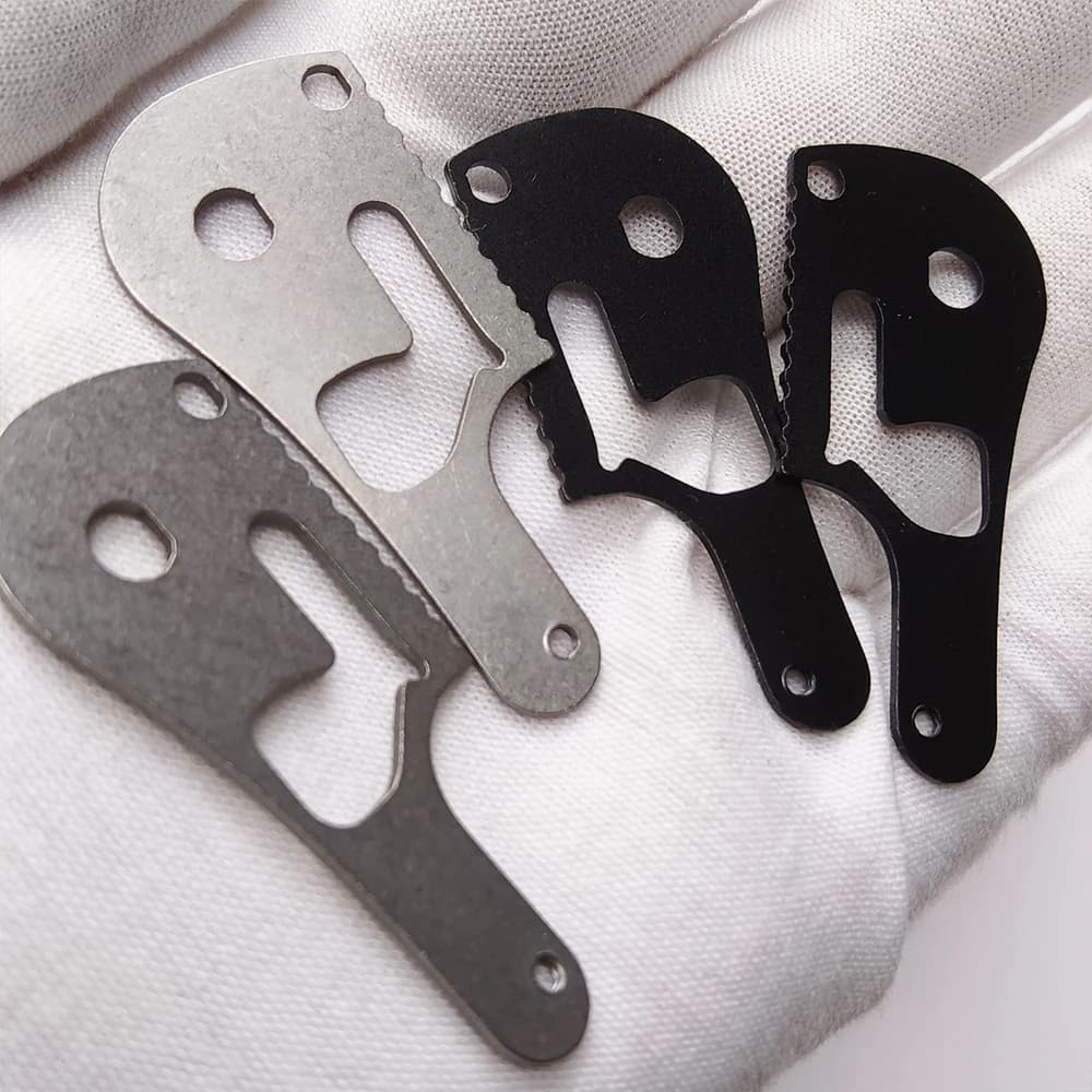 1pair 420 Stainless Liners Locking Tab for Genuine BM Bugout 535 Knife DIY Patch Modification Accessories