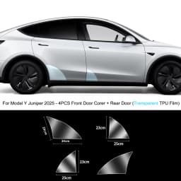 For Tesla Model Y Juniper 2027 Front Door Corner Anti-Scratch Film Rear Door Protective Films Invisible Car Clothing TPU Film