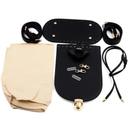 1 Set Handmade Bag Bottom Flap Cover Hardware Shoulder Straps for DIY Handbag Crochet Bag Knitting Bags Crossbody Bags