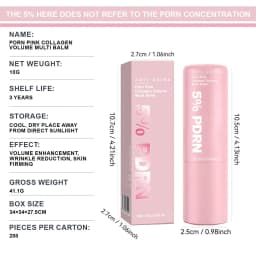 PDRN Pink Collagen Volume Multi Balm, All In One Volufiline, PDRN& NAD Stick ,Helping Look of Fine Lines, Firming Care,Lip Care