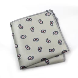 New White Color Pocket Square For Men Polyester Woven Horse Handkerchief 24cm Khaki Paisley Hanky Wedding Party Tuxedo Accessory
