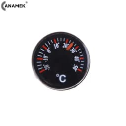 Mini Round Diameter 20mm Outdoor Waterproof Plastic Circular Car Thermometer Pointer Degrees Celsius Thermometer