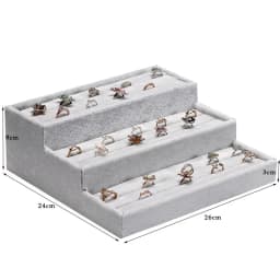 Jewelry Organizer Ring Watch Display Tray Bracelet Display Watch Pillow Decoration 3Layers Jewrlry Display Stand Watch Pallet
