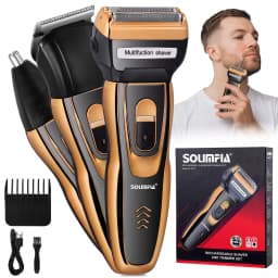 Solimpia LCD Digital Display Hair Shears with 0 Blades Salon-Specific Engraving Shears USB-Charged Lettering Clippers