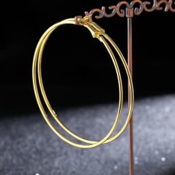 BLIJERY Trendy Oversized Hoop Earrings Big Smooth Circle Earrings Basketball Brincos Punk Style Loop Earrings for Women Jewelry