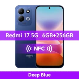 Redmi 17 5G Smartphone Global Version Snapdragon® 4 Gen 5 CPU 50MP Camera 7500mAh 45W Turbo Charging NFC 6.9" Display 120Hz