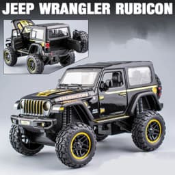 1:20 Jeeps Wrangler Rubicon Alloy Car Model Diecast & Toy Metal Refit Off-road Vehicles Car Model Simulation Childrens Toys Gift