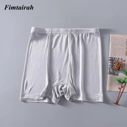 6A Mulberry Silk  flat corner pants,  Men's silk flat corner pants, men's mulberry silk underwear, silk knitted shorts,