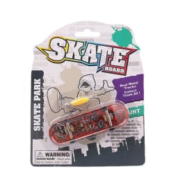 Finger Skateboard Shallow Concave Double Upturned Blister Card Package Fingerboard with Metal Bridge Competitive Fingertip Toy