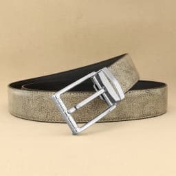 Designer Pin Buckle Gray Genuine Leather Men Belt Famous Brand Fashion Light Luxury Strap Casual Young Cowboy Ceinture Homme