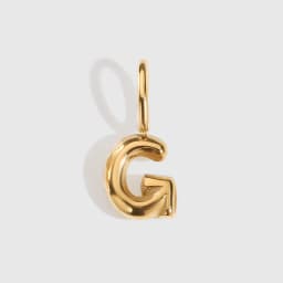 EMANCO Stainless Steel 3D Bubble Alphabet Charms Minimalist Style Letter Elements DIY Necklace Bracelet Jewelry Making