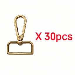 5-30pcs Metal Swivel Clasp Lobster Snap Hooks 16-38mm Dog Collar Buckles Key Belt Clip Bag Strap DIY Accessories