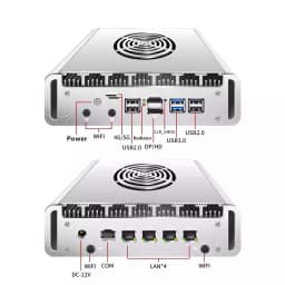 Topton Firewall Router Mini PC Intel N150 AMD Ryzen Embedded R2314 4x2.5G LAN NVMe 6xUSB Proxmox pfSense OPNsense Home Server