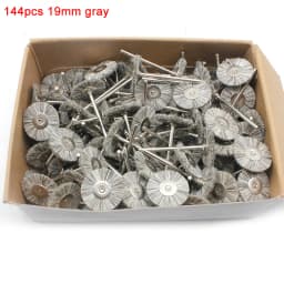 144PCS 100PCS Abrasive Brushes Wheel 19mm 22mm 25mm Jewelry Polishing Mop for Dremel Drill Grinding 2.35MM Shank
