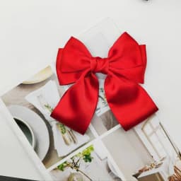 Solid Color Bow Ribbon Hair Clip New Women Bowknot Barrettes Women Ponytail Clip Headband Girls Hair Accessories Gift