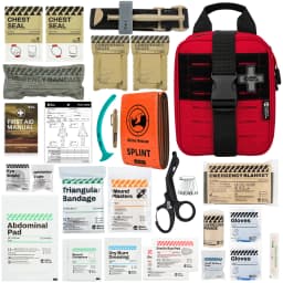 CE Approved Rhino Rescue IFAK Pouch Trauma Kit Tactical First Aid Kit MOLLE Pouch Emergency Kit Combat Survival Kit For Camping